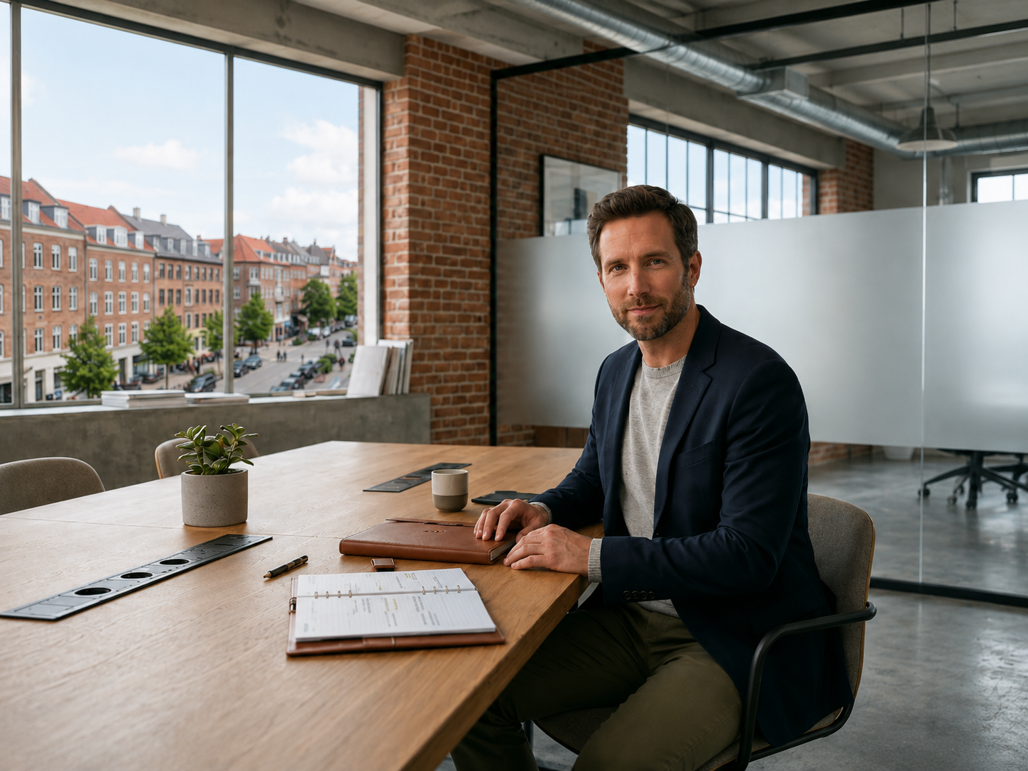 Person planning appointments with Chifty Office in the integrated calendar